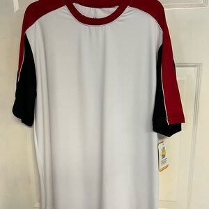 Holloway Red, Black, and White Short Sleeve Tee